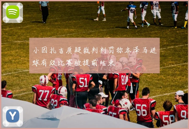 小因扎吉质疑裁判判罚称本泽马进球有效比赛被提前结束